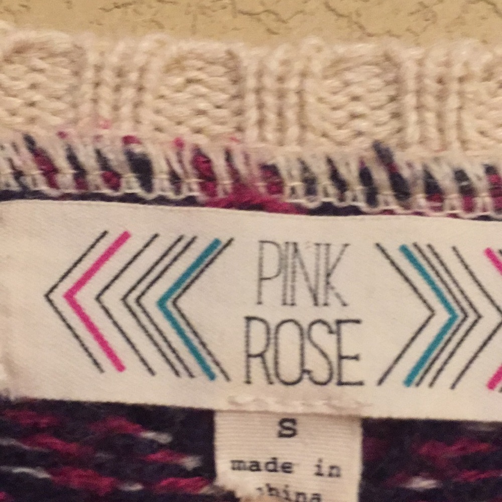 🍁PINK ROSE🍁 sweater size s - Picture 5 of 5